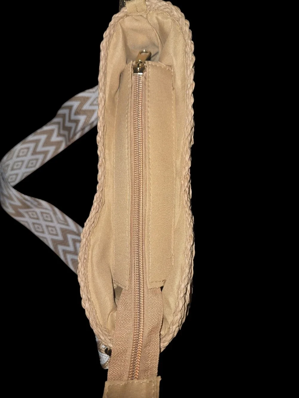 Straw Woven Handbag Purse, NWOT beachy Boho Vacation Resort 2 Straps!